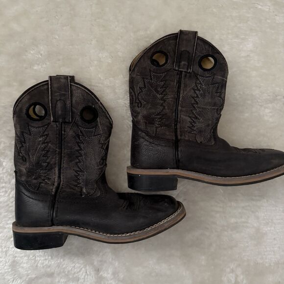 Smoky Mountain Blaze Western Design Square Toe Gray Youth Kids size 11.5 - Picture 5 of 8